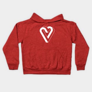 Abstract Heart Kids Hoodie